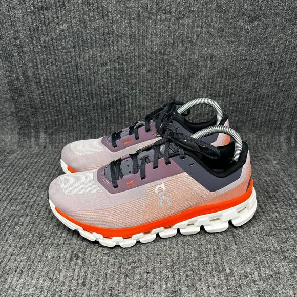 On Cloud Cloudflow 4 Quartz Flame Purple Red Running Shoes Women’s Size 8 - Picture 3 of 8